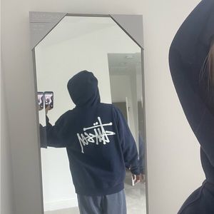 cutest stussy zip up. The comfiest coziest sweatshirt!!! Smallest bleach stain